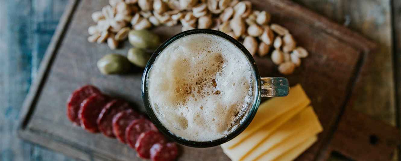 2001-PC Pilsner Urquell H-Strain™ | Seasonal Pairing Guide: Charcuterie Cheese Board Paired